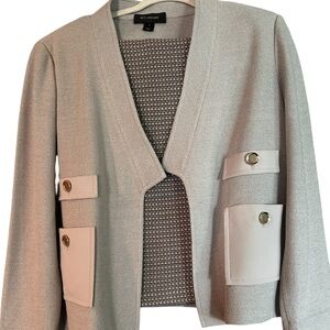 St. John Cream Blazer Size 14 with a St John Skirt Size 16